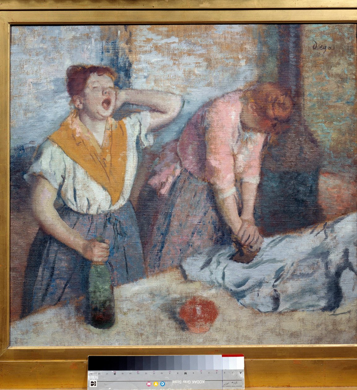 Pinturas de Edgar Degas (1834-1917). 1884/86. Dim. 0.76 x 0.81 m. París, Museo de Orsay de Edgar Degas