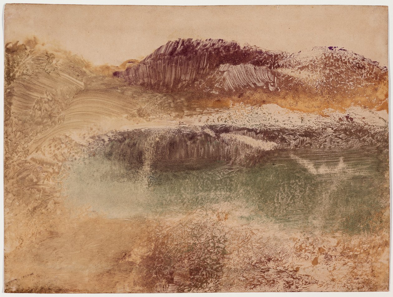 Paisaje Roux, c.1890 de Edgar Degas