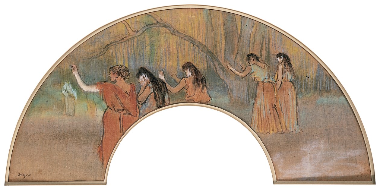 Personajes de ópera, c.1880 de Edgar Degas