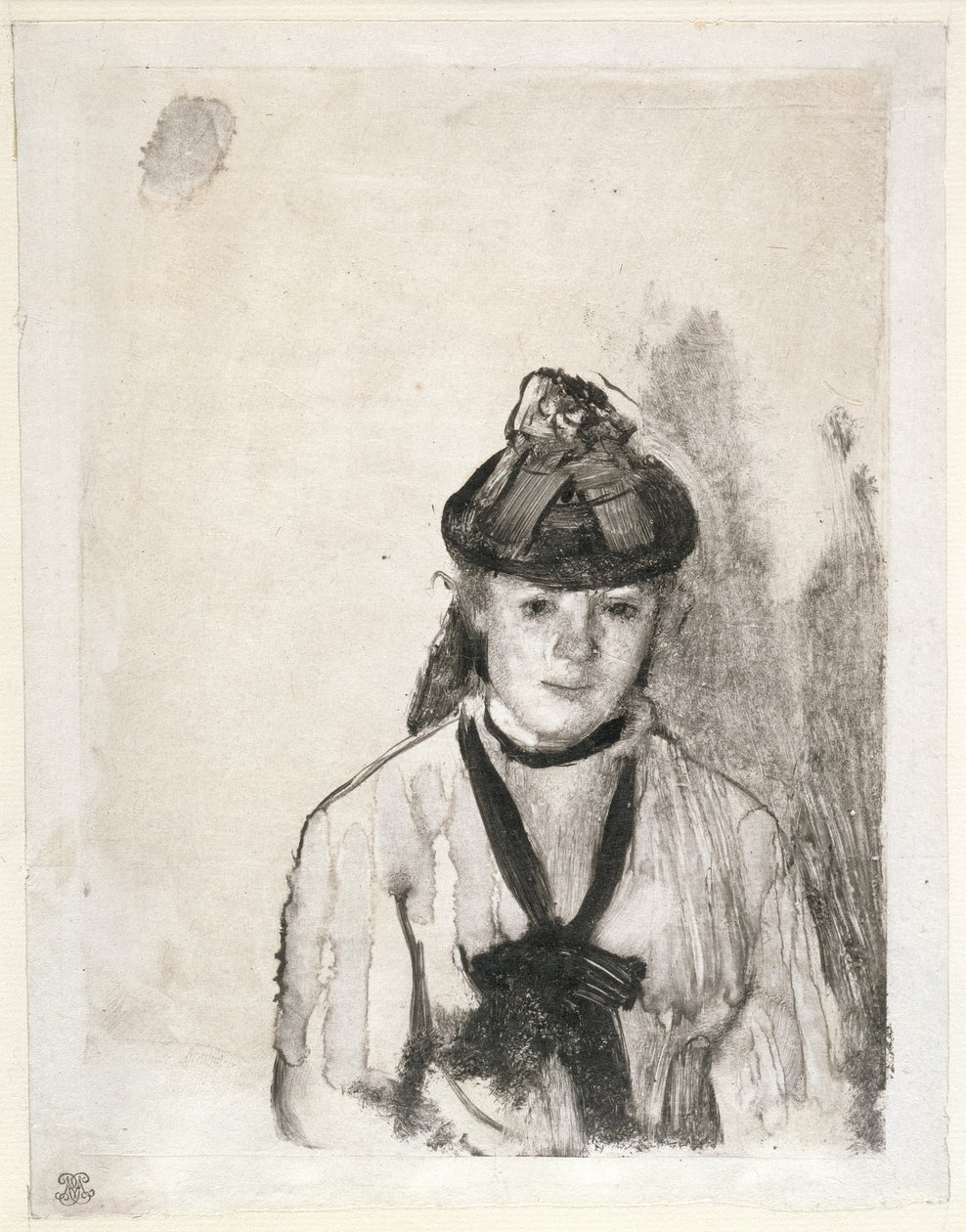 Retrato de Ellen Andrée de Edgar Degas