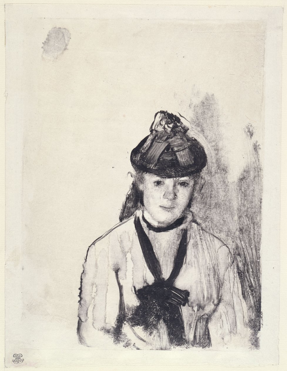 Retrato de Ellen Andrée de Edgar Degas
