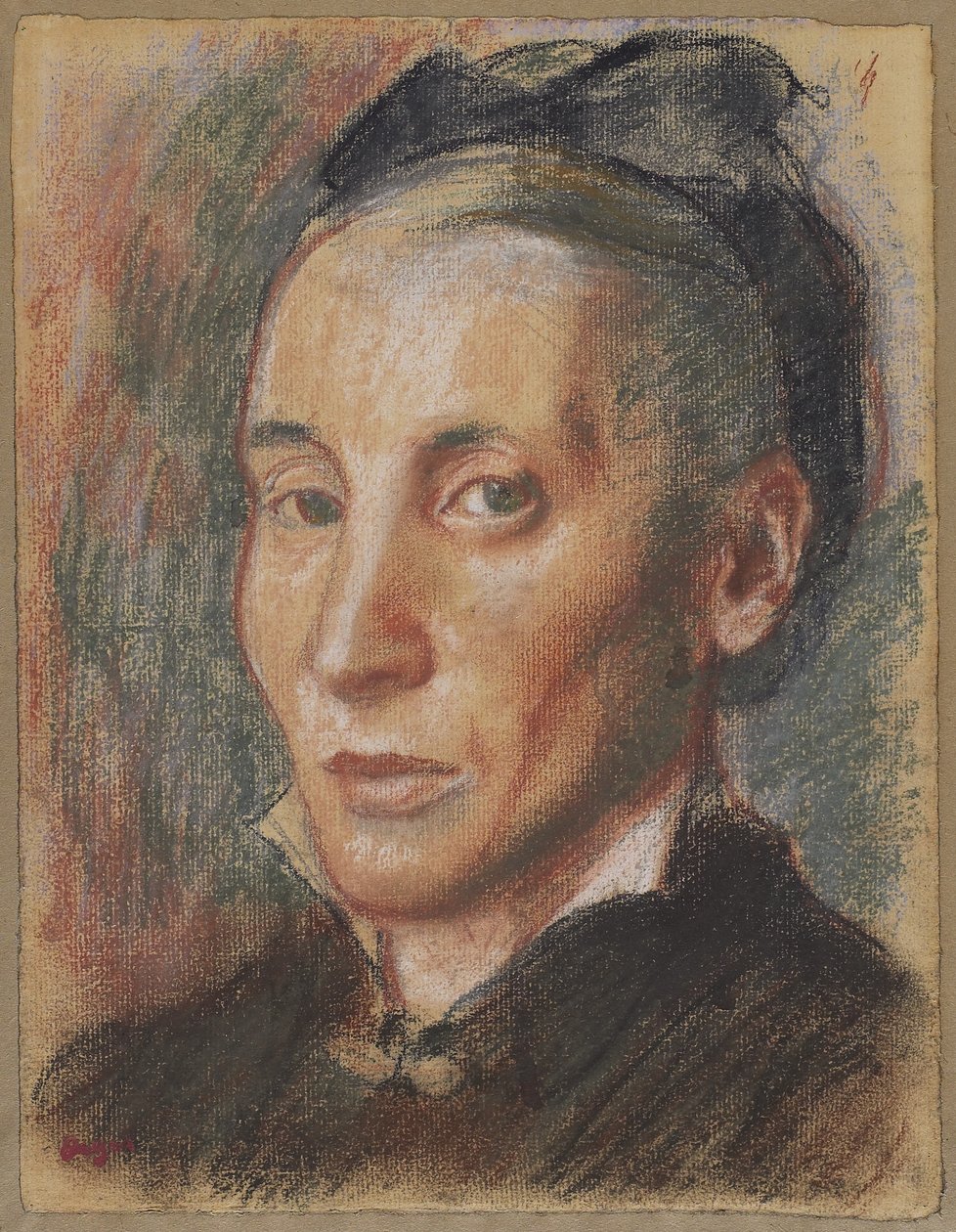 Retrato de una mujer, c.1881 de Edgar Degas