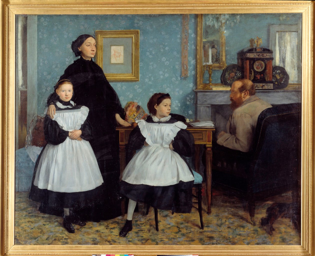 Retrato de la familia Bellelli (pintura de Edgar Degas) de Edgar Degas