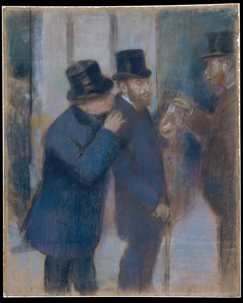 Retratos en la Bolsa de Edgar Degas