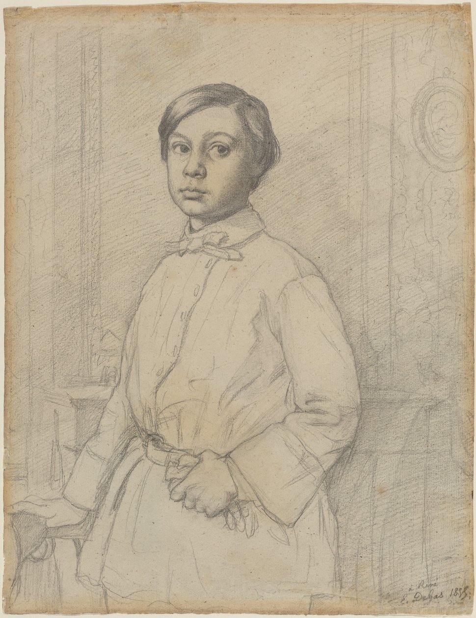 René de Gas [recto] de Edgar Degas