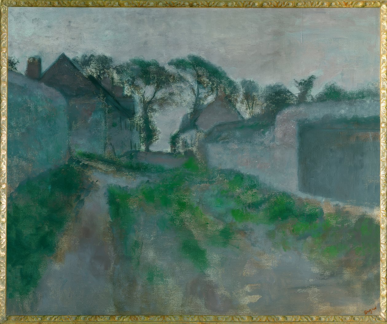 Calle del pueblo Saint Valery-sur-Somme de Edgar Degas