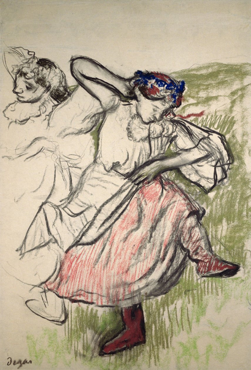 Bailarines rusos, c.1899 de Edgar Degas