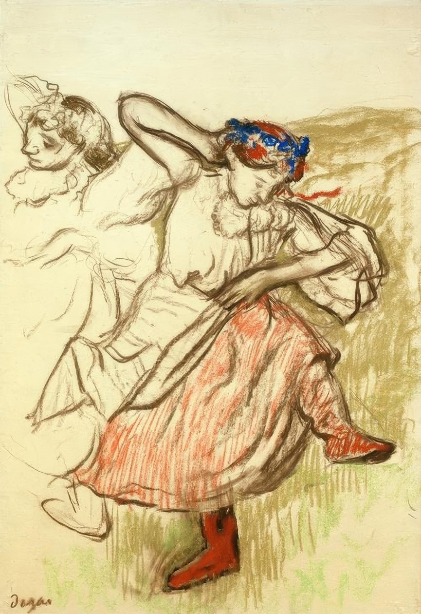 Bailarinas rusas de Edgar Degas