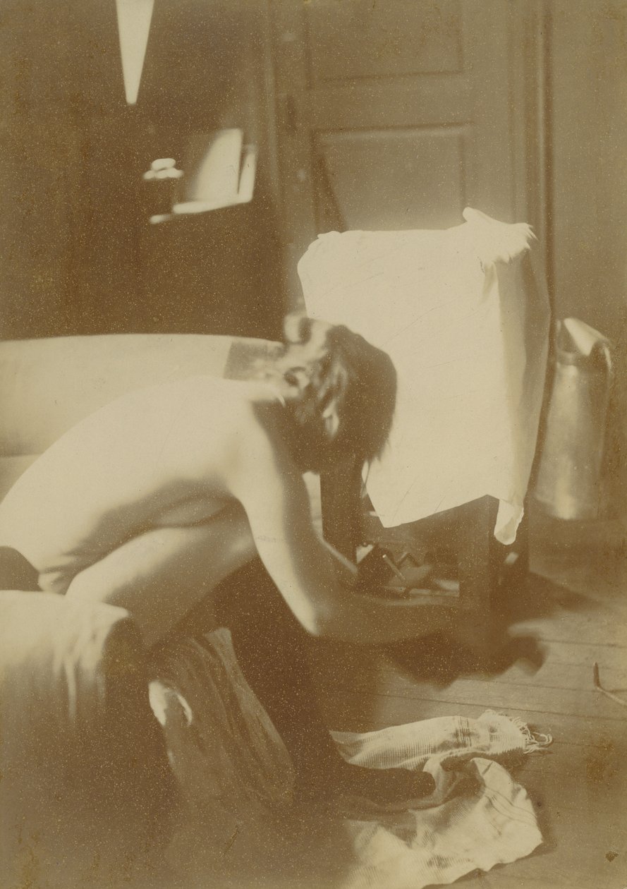 [Desnudo sentado] de Edgar Degas