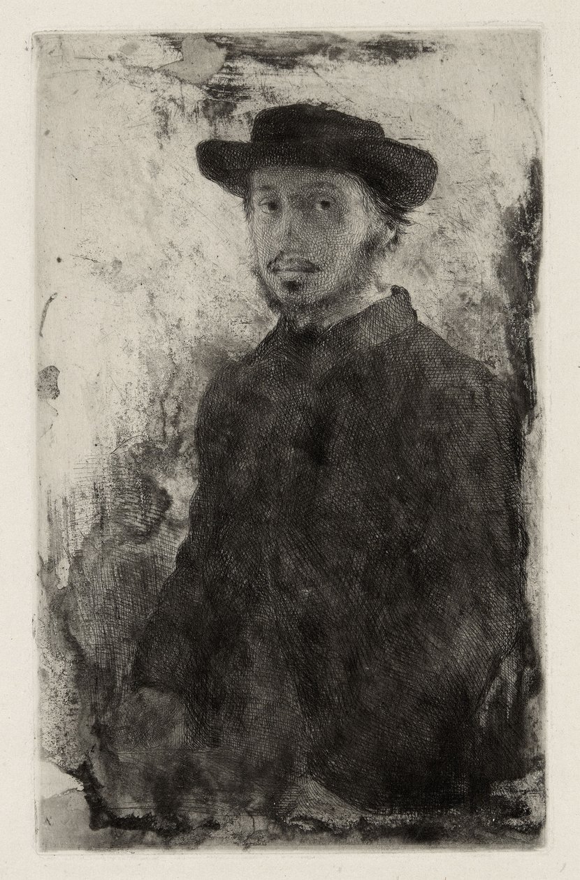 Autorretrato de Edgar Degas