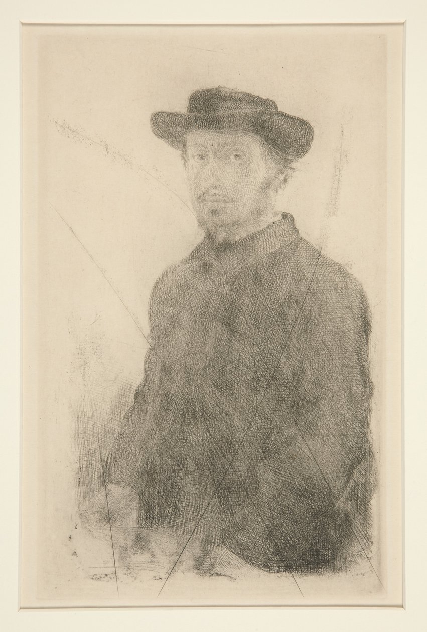 Autorretrato, 1857 de Edgar Degas