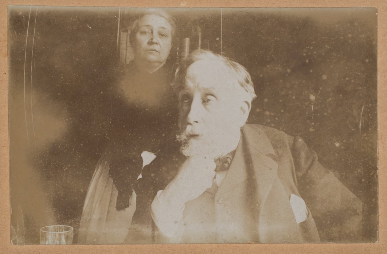 [Autorretrato con Zoé Closier] de Edgar Degas