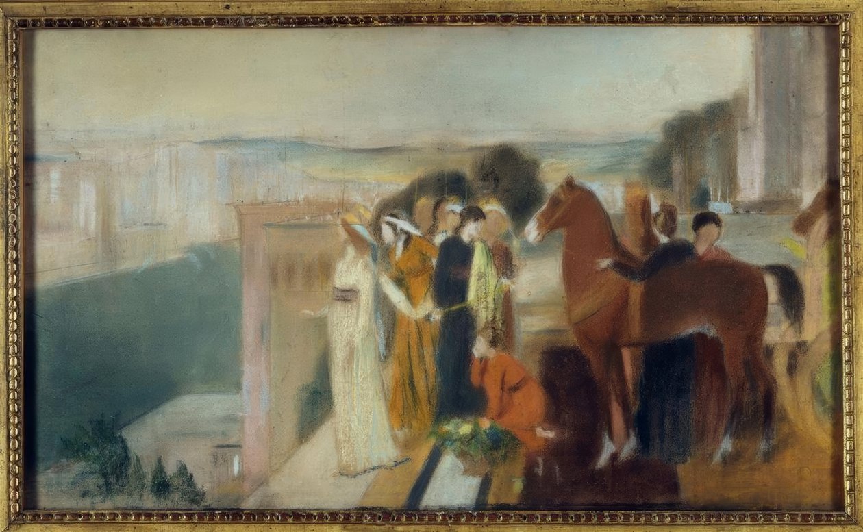 Semíramis construyendo Babilonia de Edgar Degas