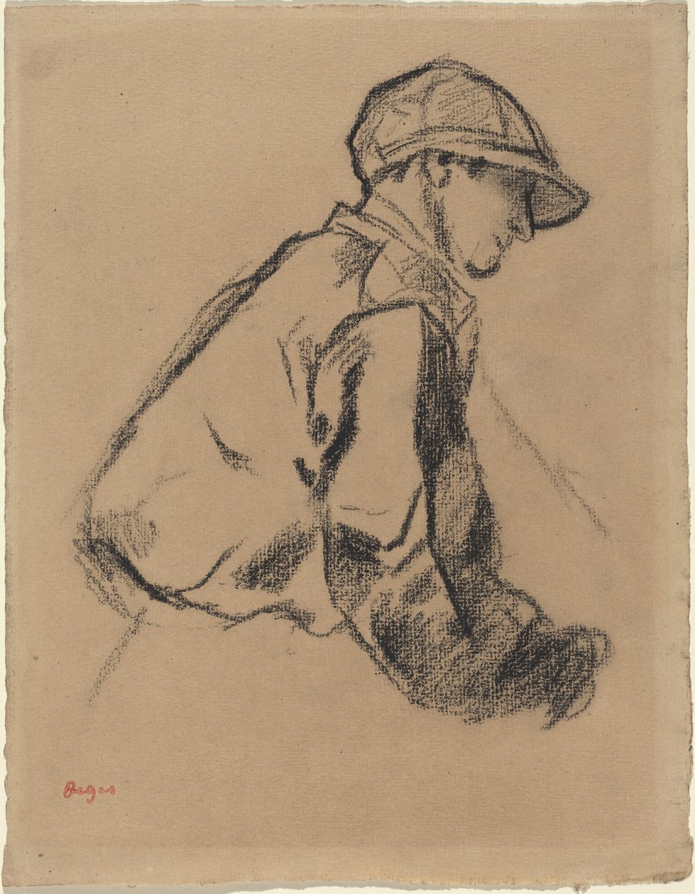 Estudio de un jinete de Edgar Degas