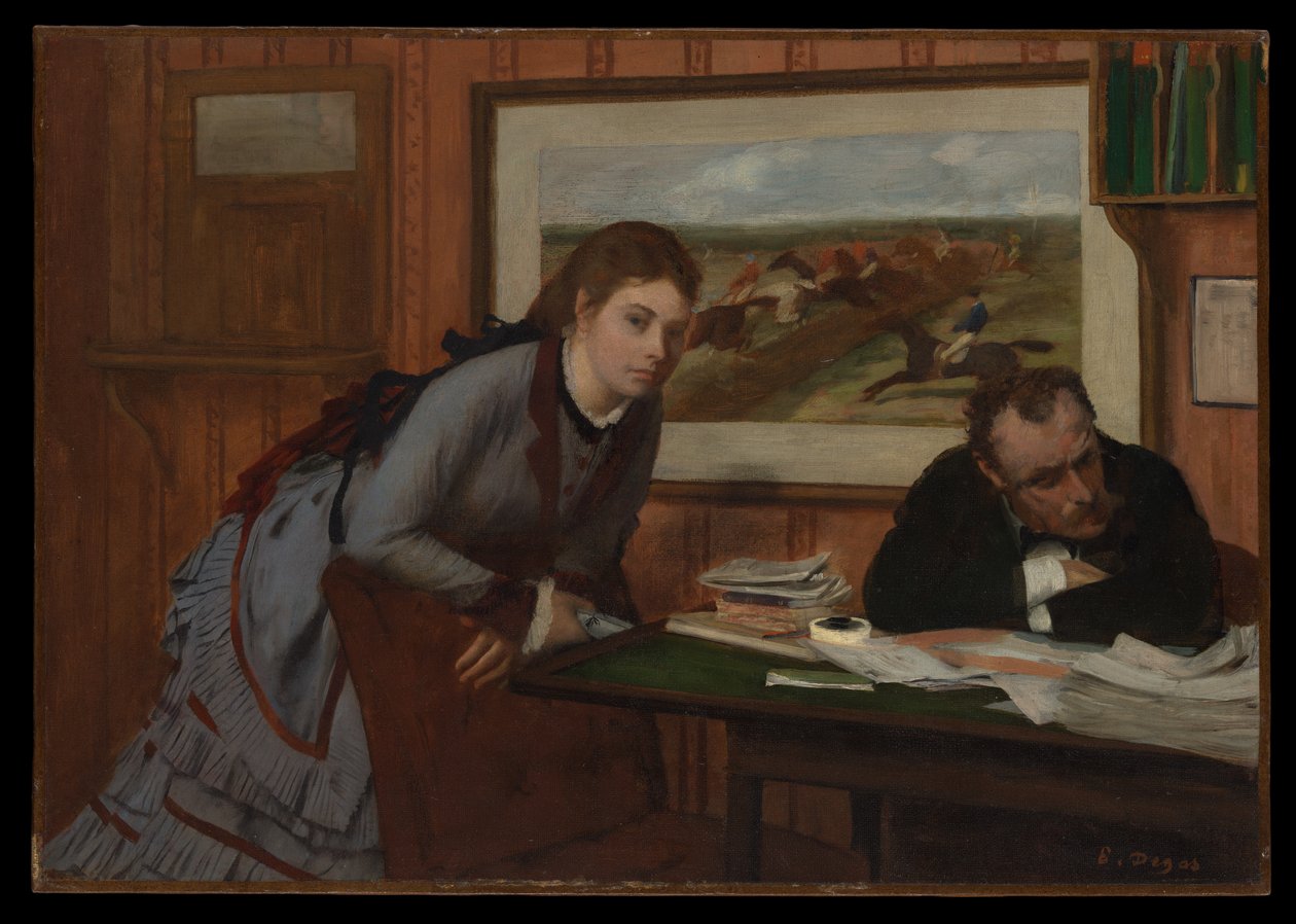 Enfadarse de Edgar Degas