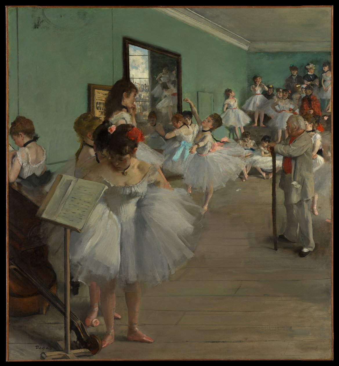 La clase de baile de Edgar Degas