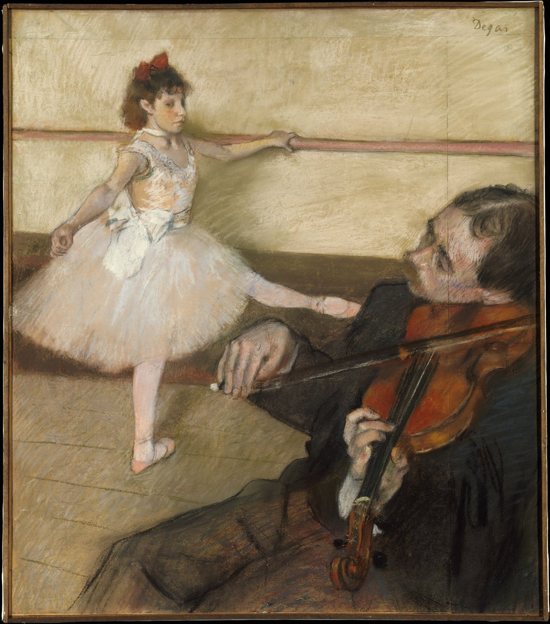 La clase de baile de Edgar Degas