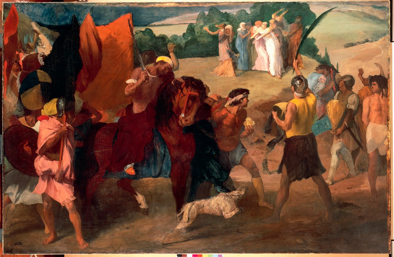 La hija de Jefté de Edgar Degas