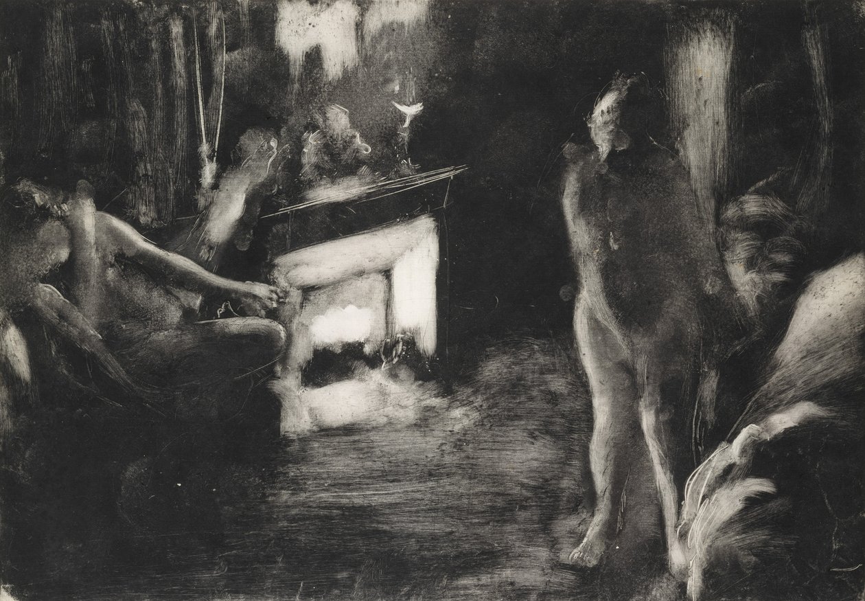La chimenea de Edgar Degas