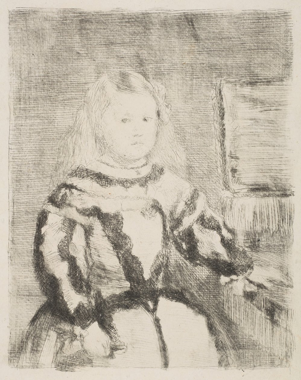 La Infanta Margarita, después de Velázquez de Edgar Degas