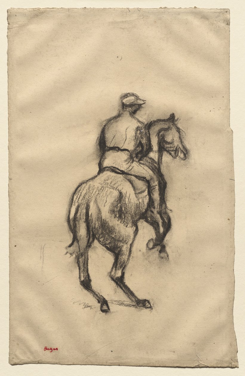 El Jinete, c.1885-1900 de Edgar Degas