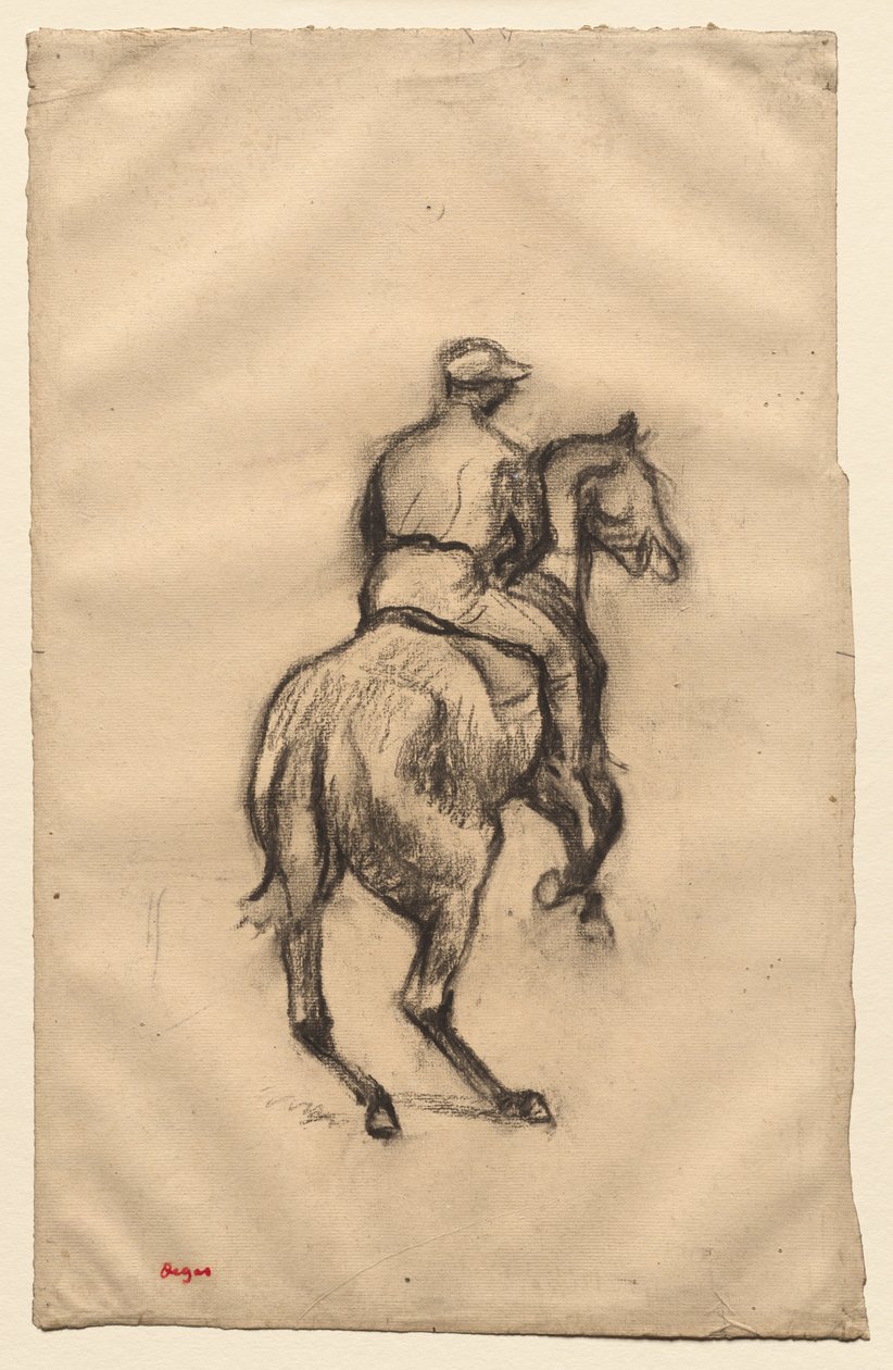 El jinete, c. 1885-1900 de Edgar Degas