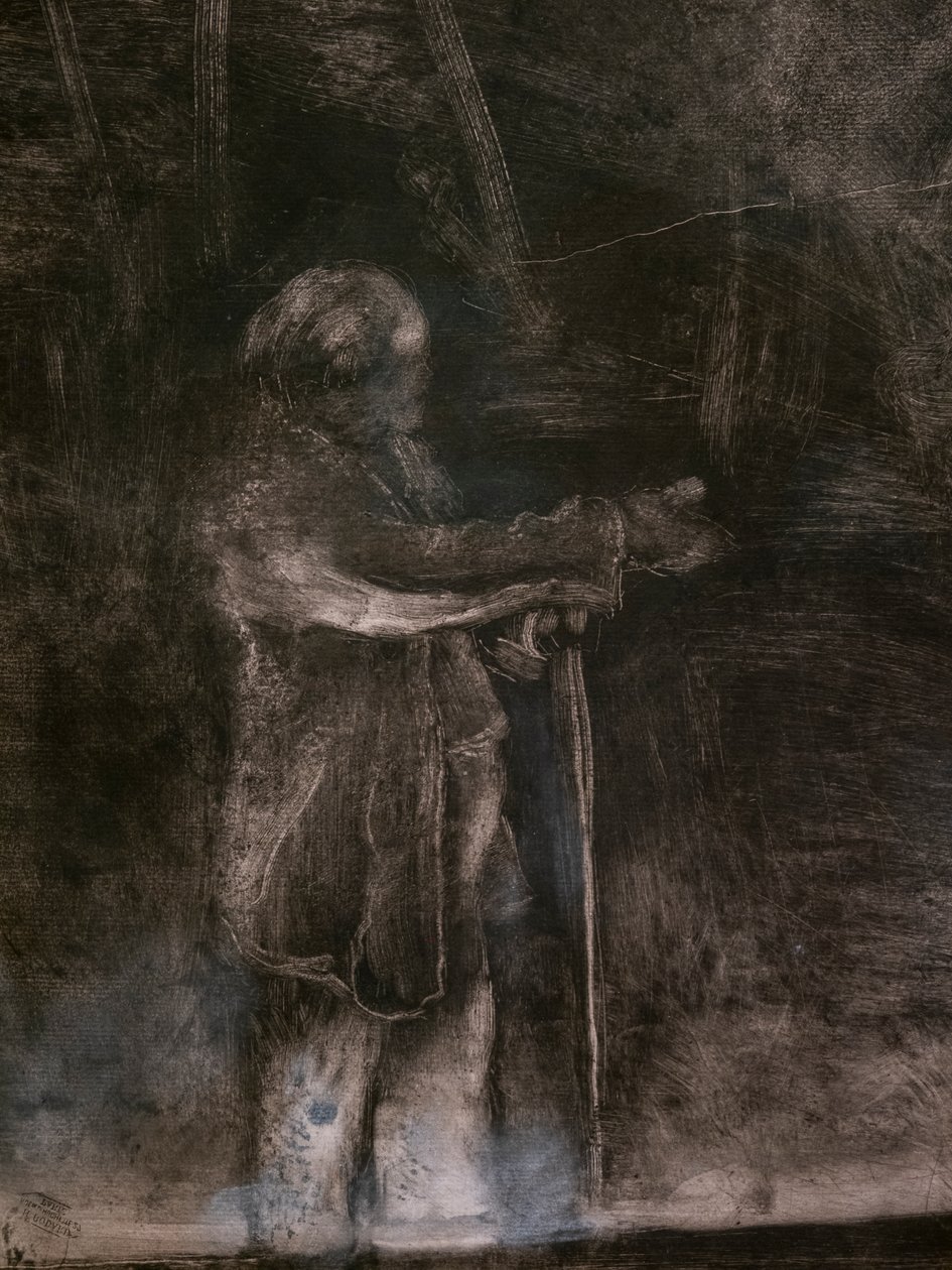 El maestro de ballet (detalle) de Edgar Degas