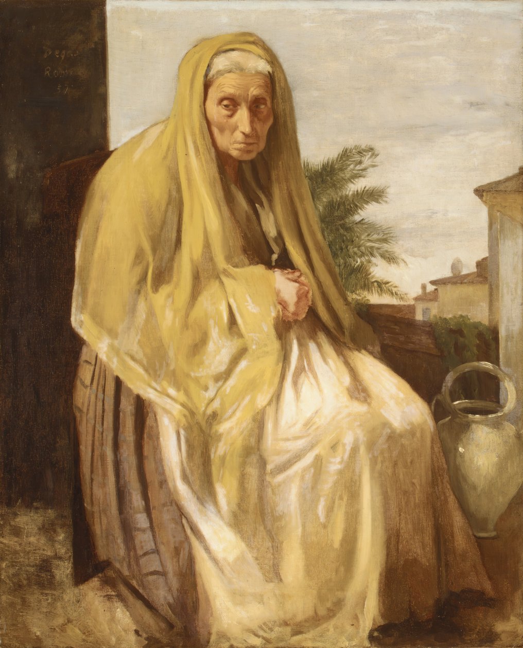 La Vieja Italiana de Edgar Degas