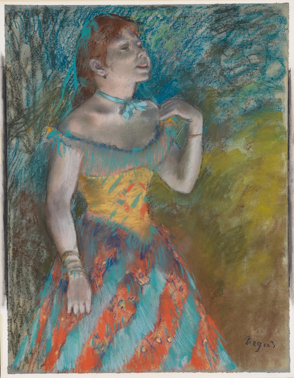 La cantante de verde de Edgar Degas