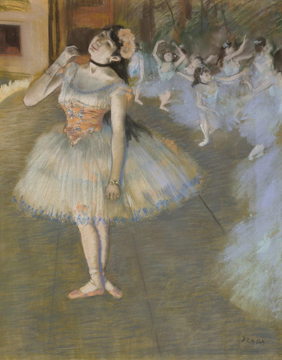 La estrella, 1879/81 de Edgar Degas