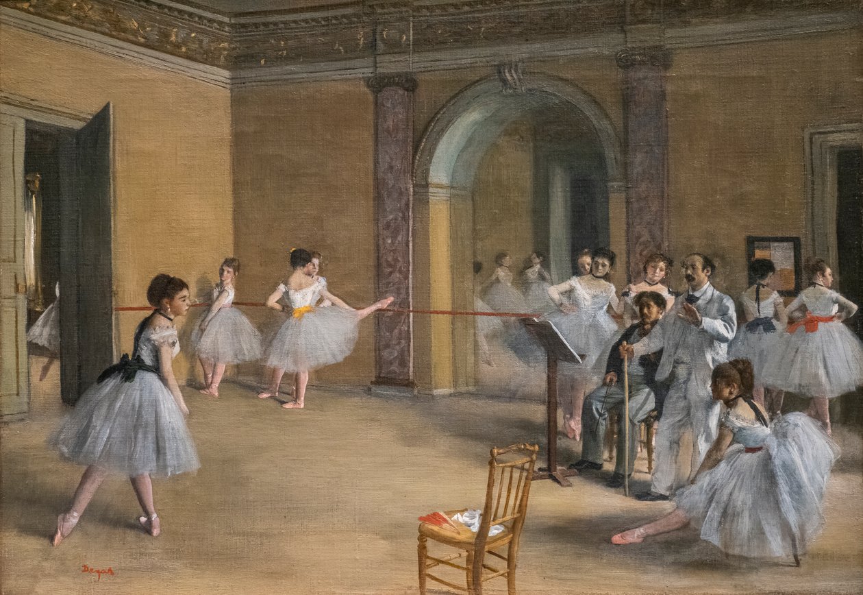 La lección de danza de Edgar Degas