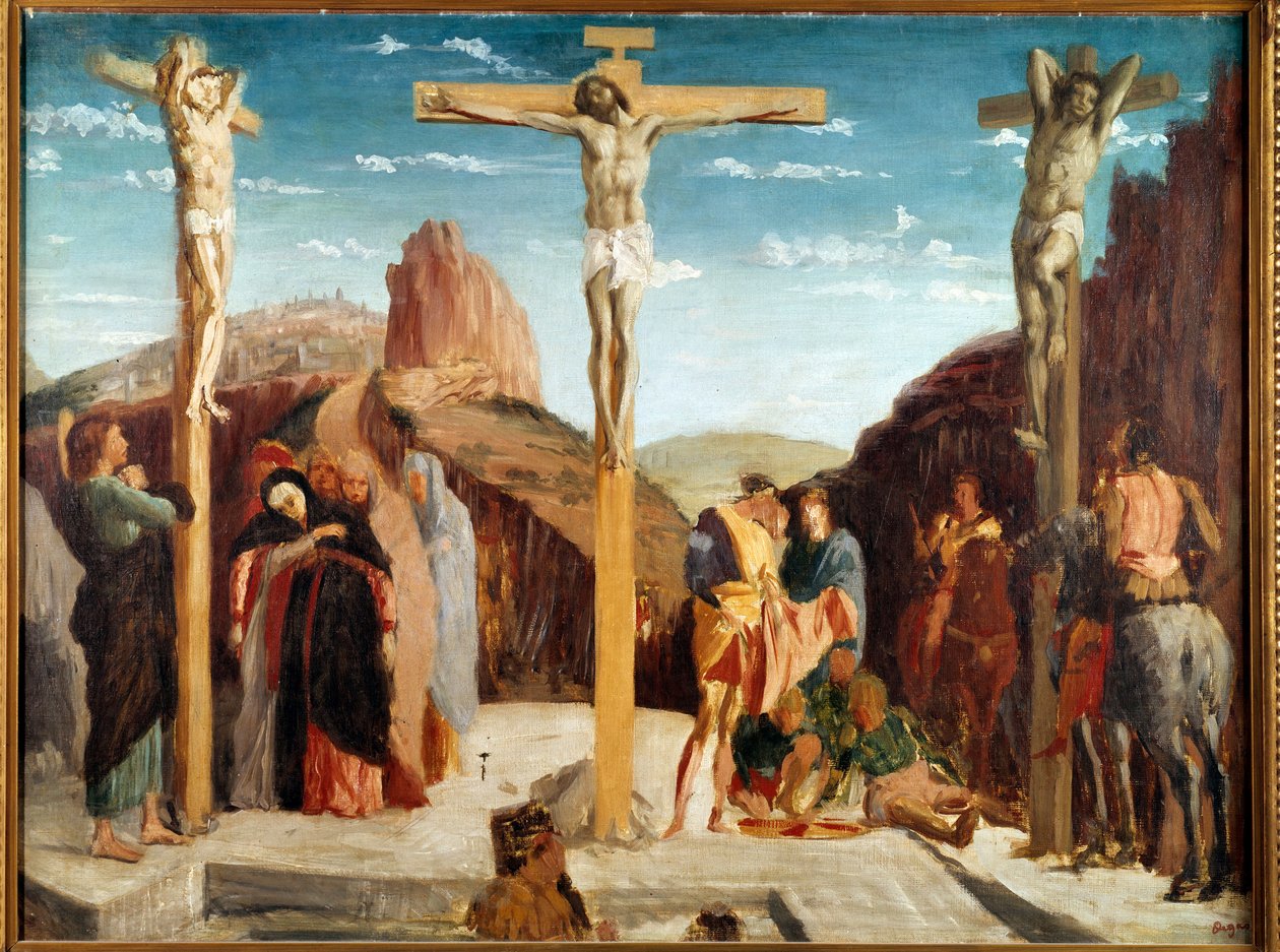 La versión impresionista de la pintura de Andrea Mantegna. de Edgar Degas