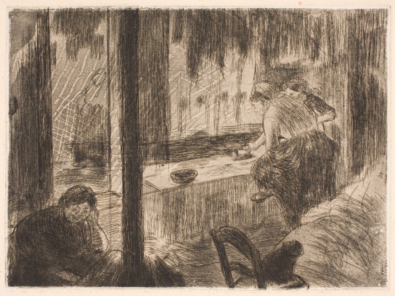 Las lavanderas de Edgar Degas