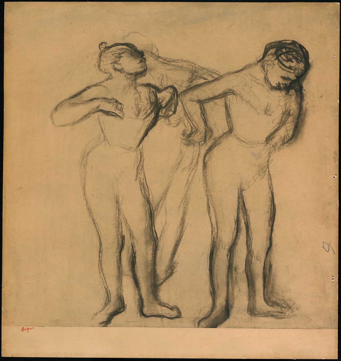 Tres bailarinas de Edgar Degas