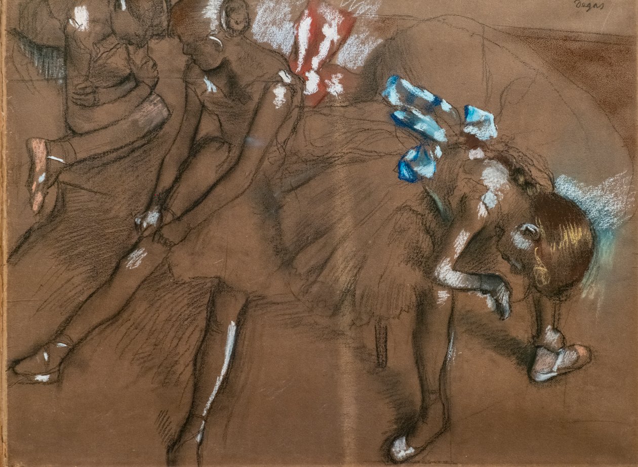 Tres bailarinas de Edgar Degas