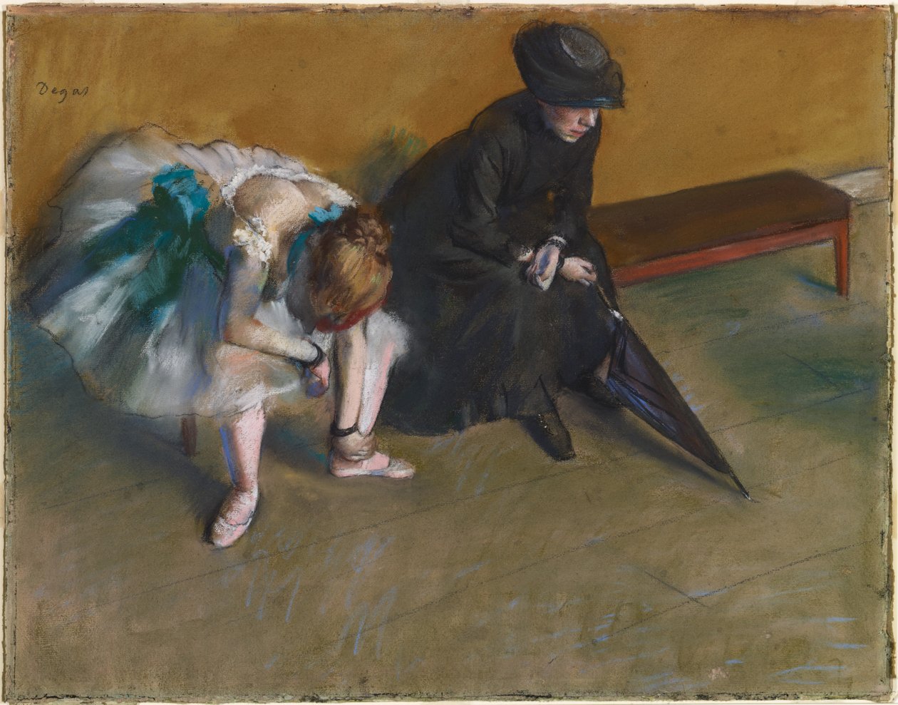La espera de Edgar Degas
