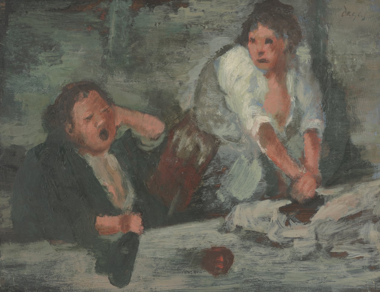 Mujeres lavando de Edgar Degas
