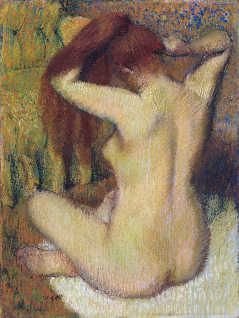 Mujer Peinándose, c.1888-90 de Edgar Degas
