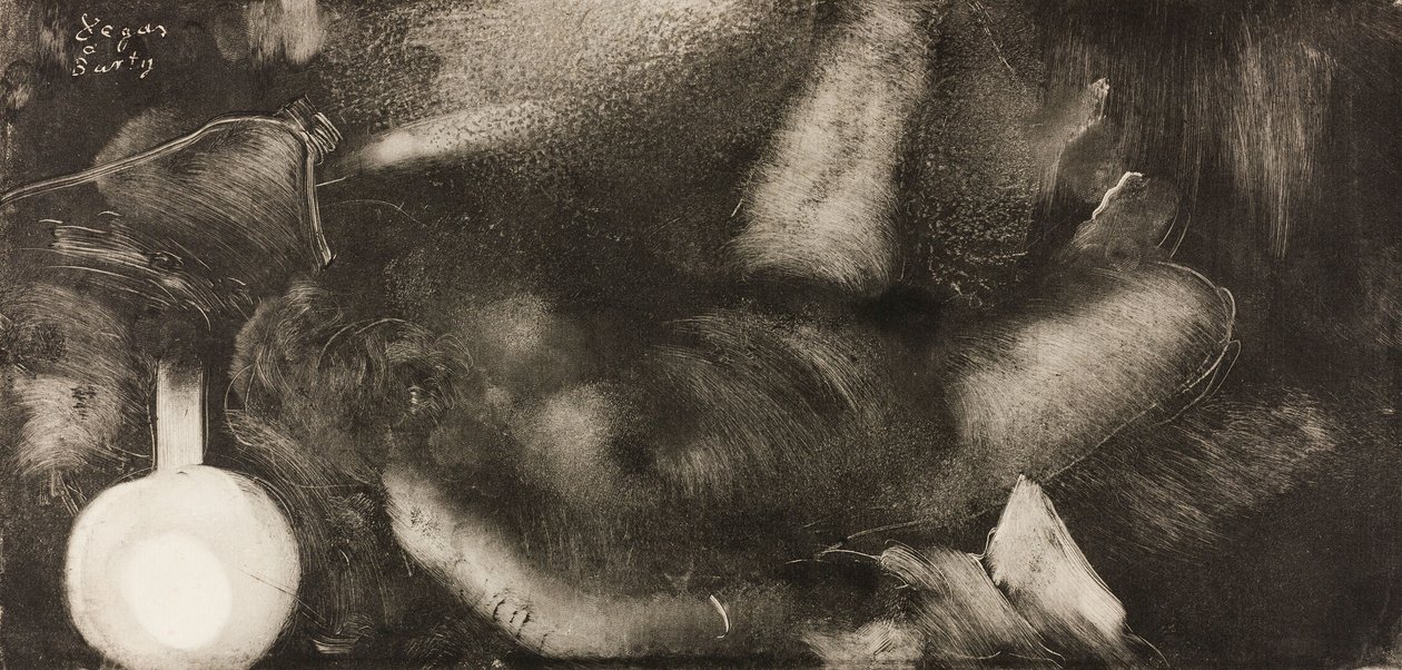 Mujer reclinada en su cama de Edgar Degas
