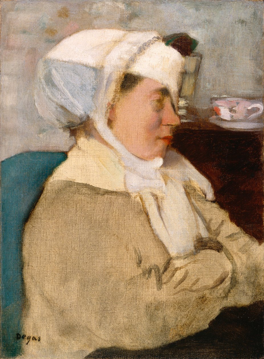 Mujer con vendaje, c.1872 de Edgar Degas