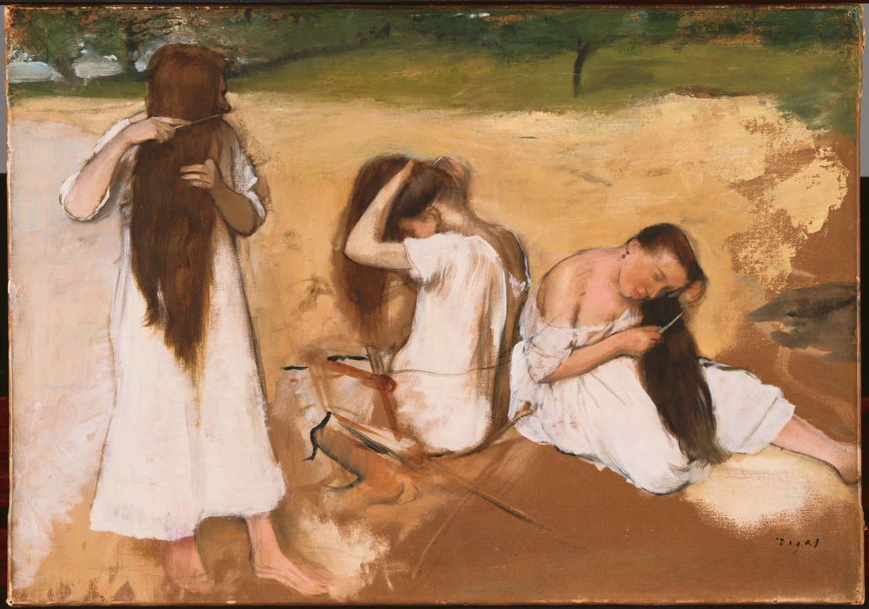 Mujeres peinándose de Edgar Degas