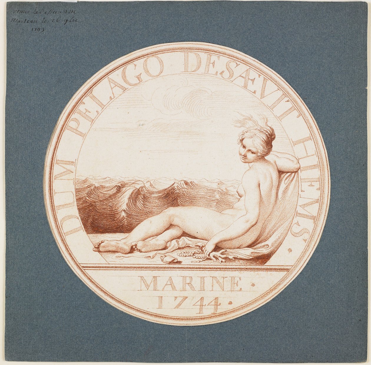 Alegoría marina de Edmé Bouchardon