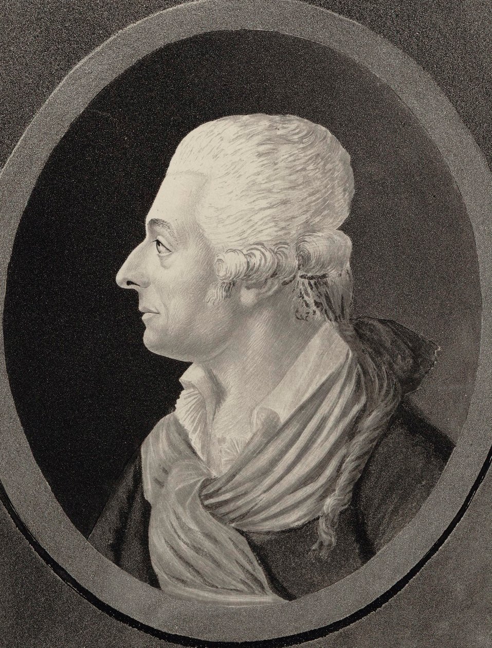 Retrato del compositor Antonio Sacchini 1730-1786, 1810 de Edme Quenedey