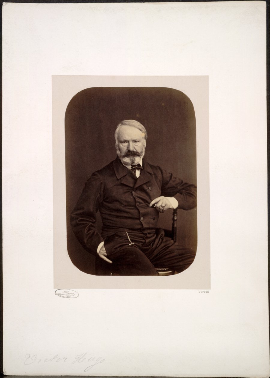Portrait of Victor Hugo on Guernsey de Edmond Bacot