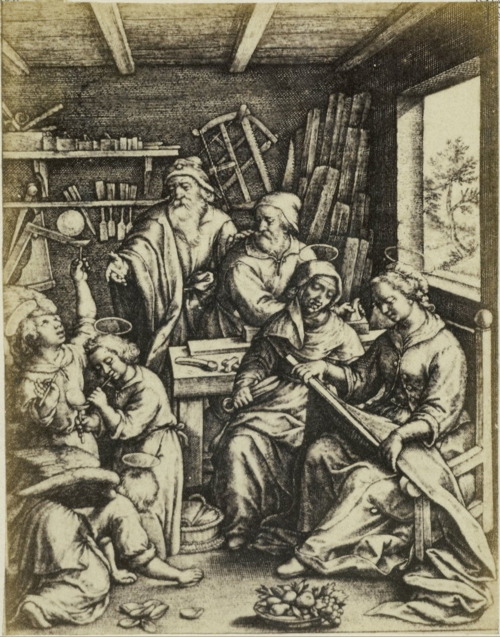 Fotoreproductie van de gravure Pompas de jabón puerta Hieronymus Wierix Burbujas de jabón (título en el objeto) de Edmond Fierlants