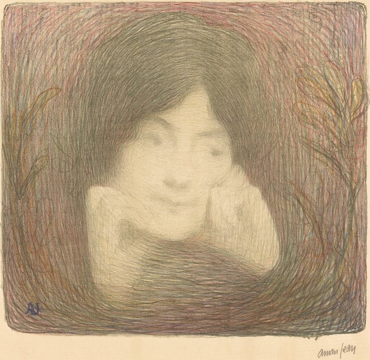 Mlle Moreno de la Comédie-Française, 1897 de Edmond François Aman Jean
