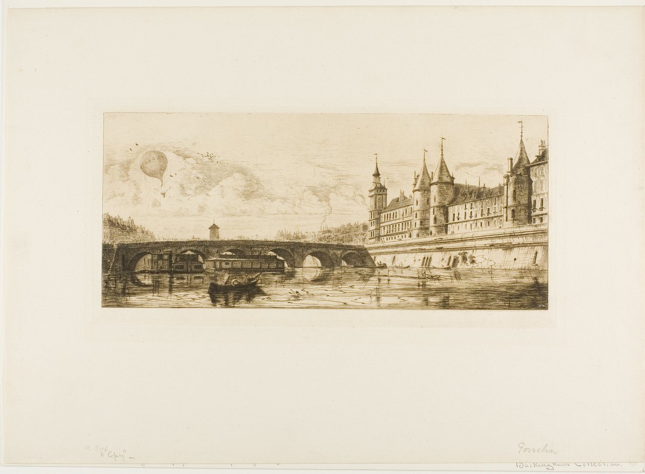 Pont-au-Change, París de Edmond Gosselin