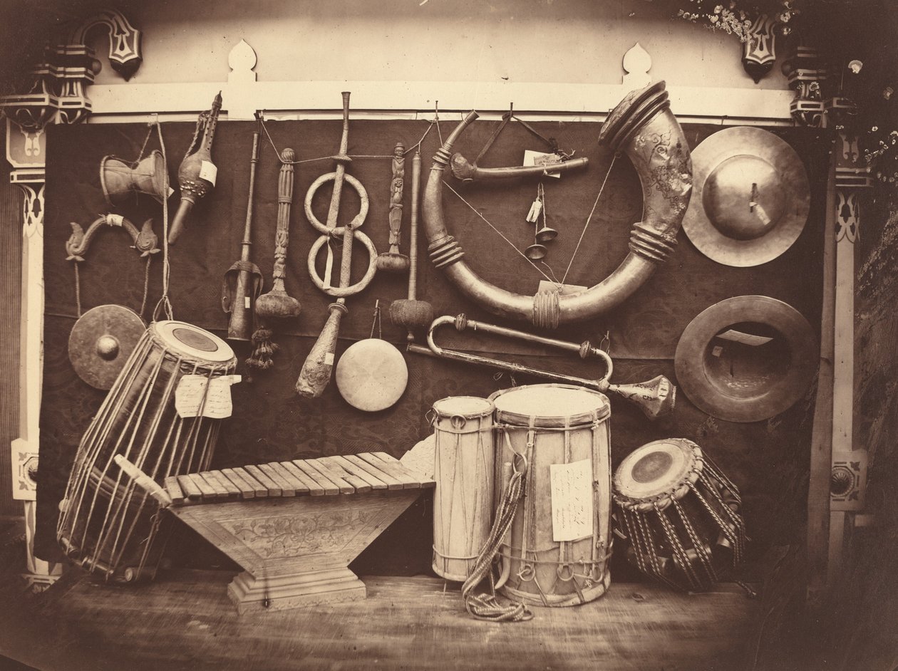 Naturaleza Muerta de Instrumentos Musicales de Edmond Lebel