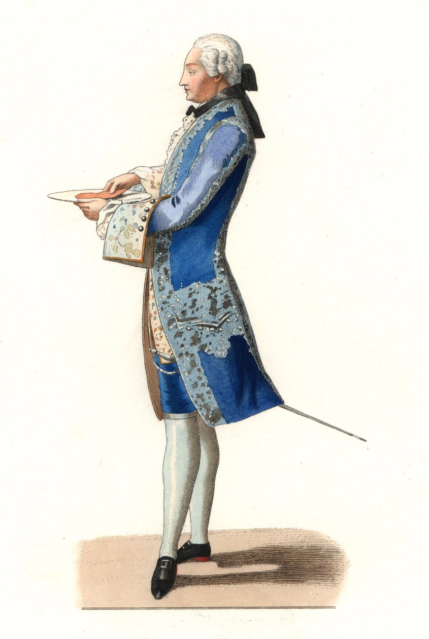 Charles Rosalie de Rohan Chabot (1740-1813), Conde de Jarnac, de una ilustración de Edmond Lechevallier-Chevignard, de 