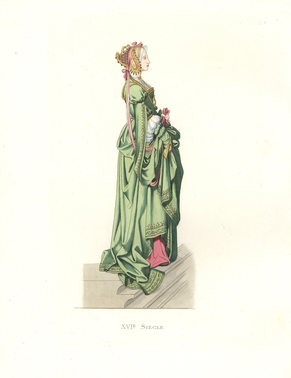 Dama flamenca en espera de Edmond Lechevallier Chevignard